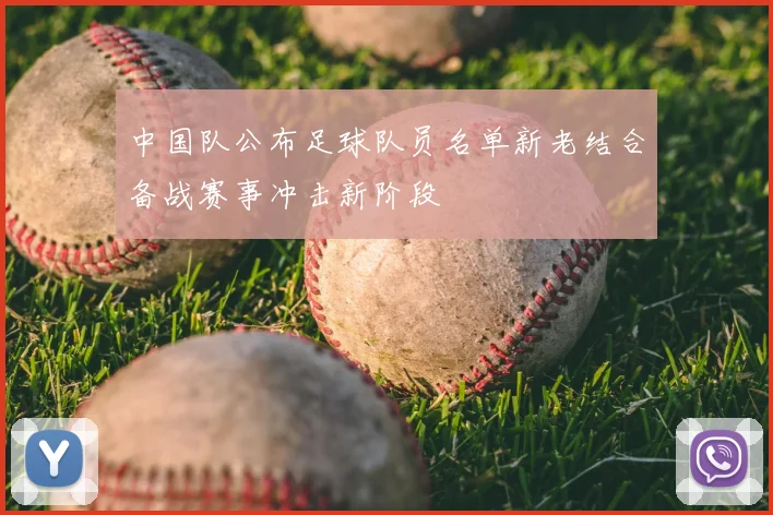 中国队公布足球队员名单新老结合备战赛事冲击新阶段